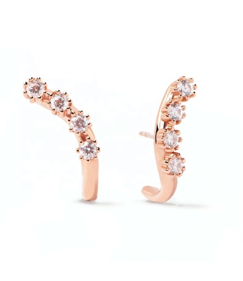  high quality goes with every looks jewelry high grade inspired zirconia glistening silver stud earring