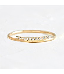 Gemnal jewelry women gold sterling silver wedding eternity band rings