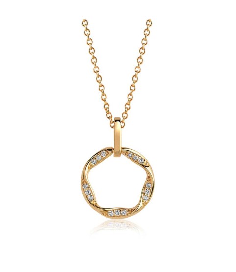  fashion jewelry pendants daily wearing women accessories 925 silver pave cz rope shape round circle pendant necklace