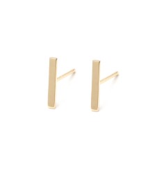 Top design minimalist jewelry 925 silver women bar stud earrings