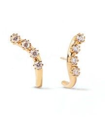  high quality goes with every looks jewelry high grade inspired zirconia glistening silver stud earring