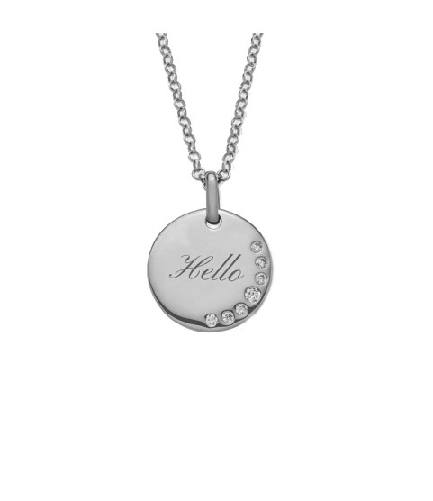   womens fashion necklace fine jewelry 925 sterling silver 18k gold plated diamond coin pendant necklace 